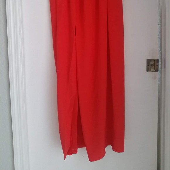 MALENE BIRGER Strapless Silk Gown, Crystal Belt - Picture 9 of 16